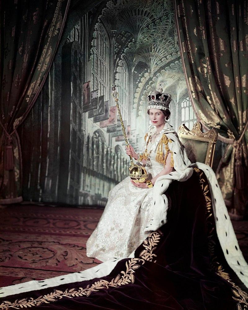 Moment image for Princess Elizabeth ascended to the throne, becoming Queen Elizabeth II