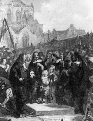 Moment image for completion of Amsterdam's Royal Palace from City Hall.