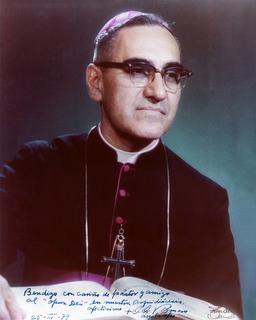 Assassination of Archbishop Óscar Romero during sermon.