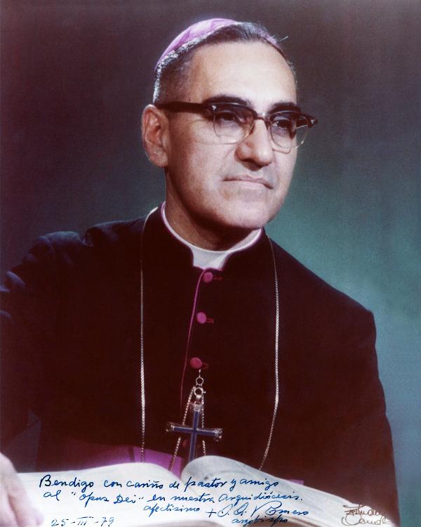 Moment image for Assassination of Archbishop Óscar Romero during sermon.