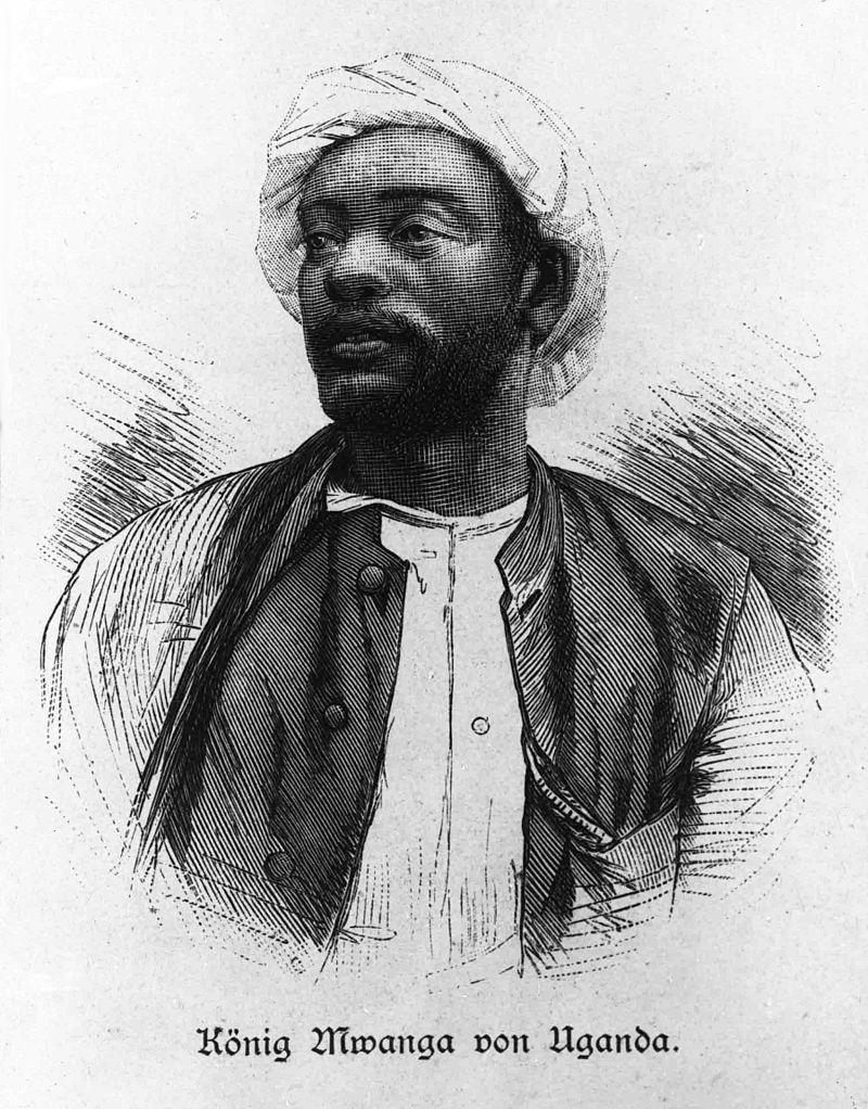 Moment image for King Kabaka Mwanga's resignation from Buganda leadership.