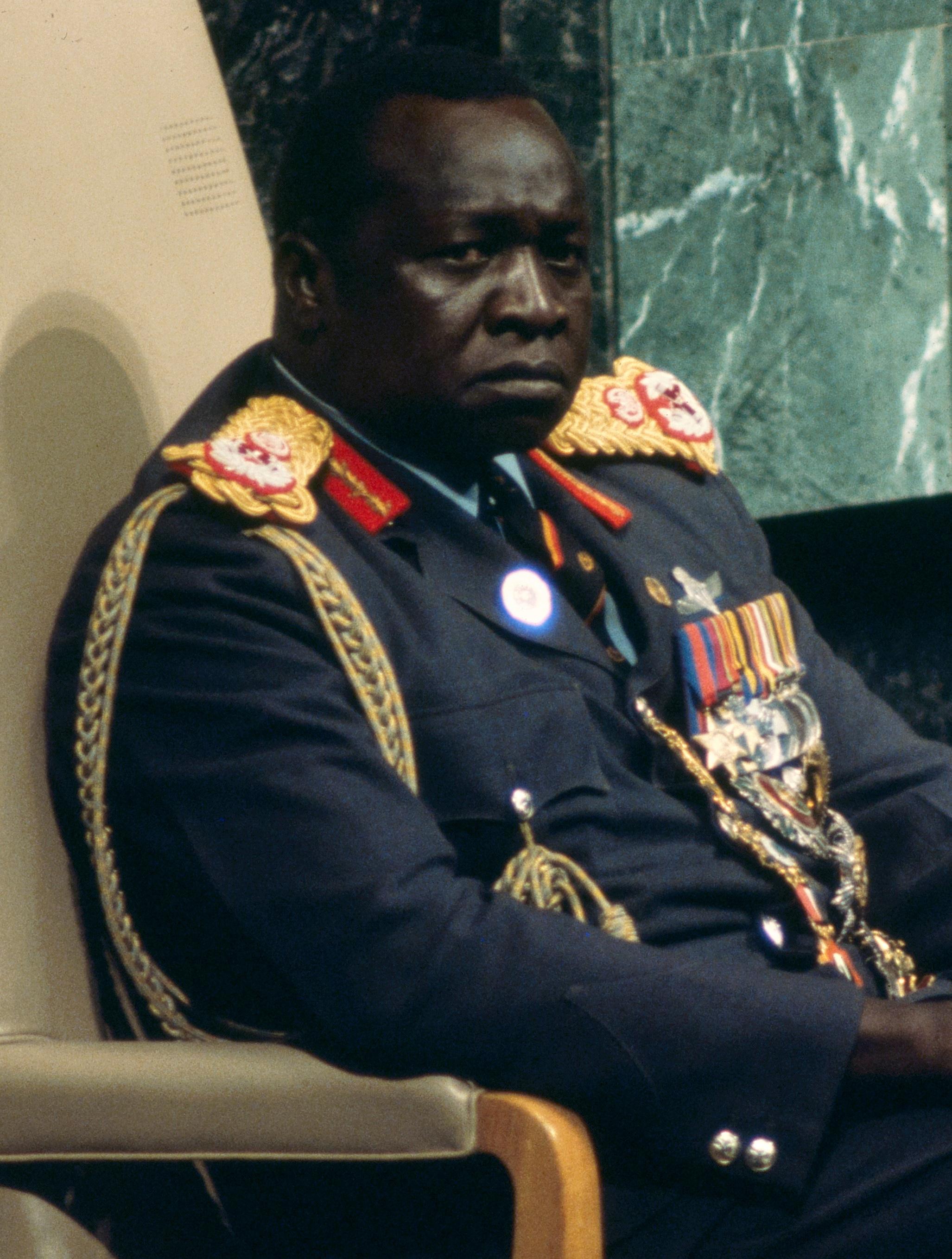 Moment image for Idi Amin ousted, forced into exile, ending brutal regime