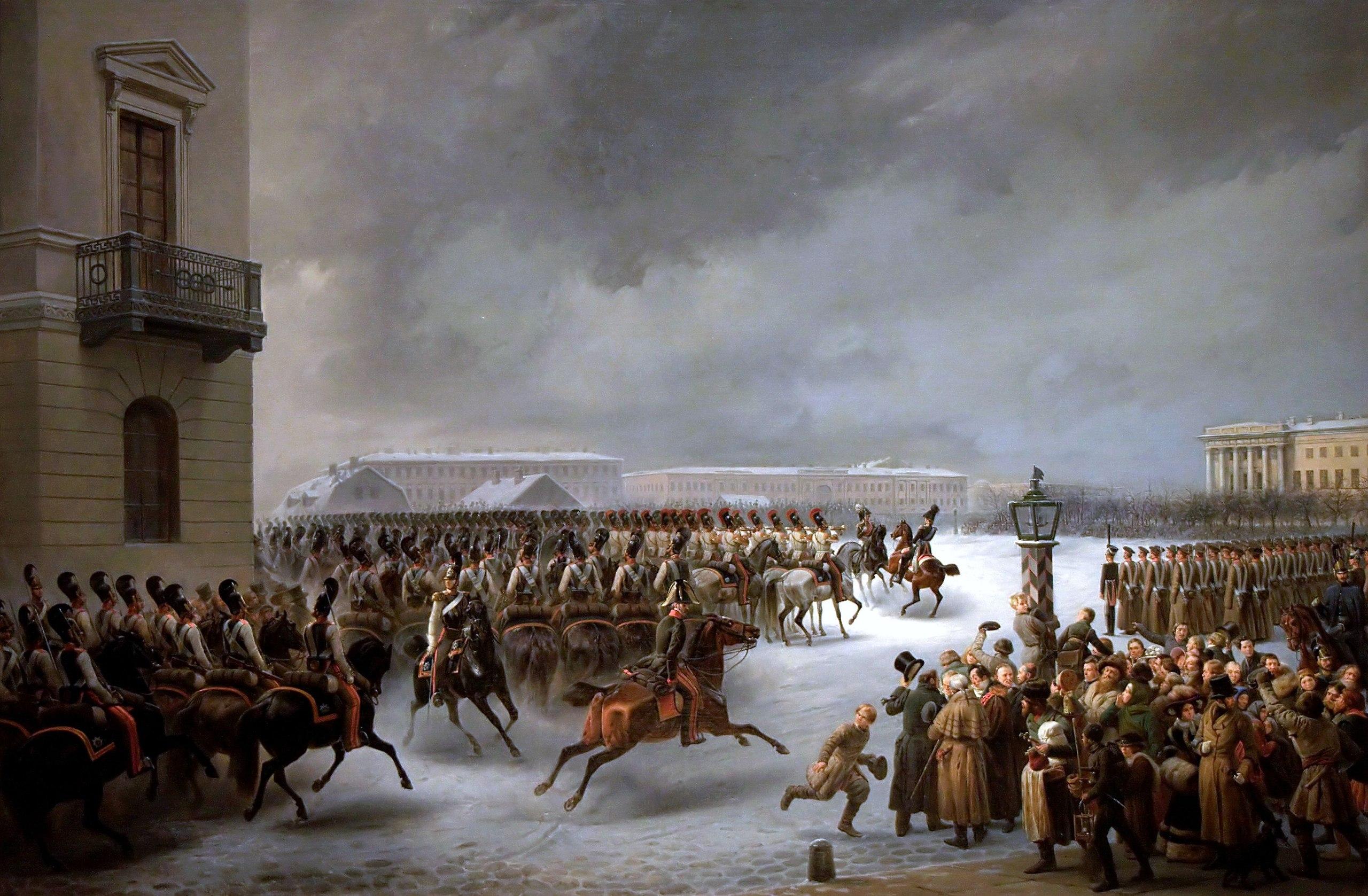 Moment image for Revolt against Tsar Nicholas I sparks political unrest in Saint Petersburg and beyond.