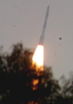 India's first commercial space rocket is launched, carrying an Indian satellite.