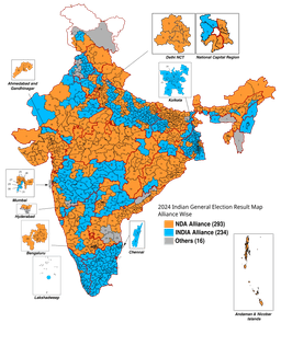 Indian general election: BJP loses majority but NDA retains power with strategic alliances.