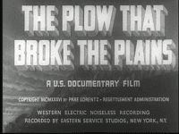 The Plow That Broke the Plains 