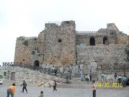 Strategic castle constructed by Ayyubids to control trade routes, known as Ajlun Castle.