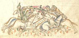 Historic Battle where Saladin overcame Crusaders led by King Guy at Hattin.