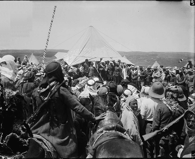 Moment image for Creation of Transjordan's emirate within British governance in early 20th century Middle East.