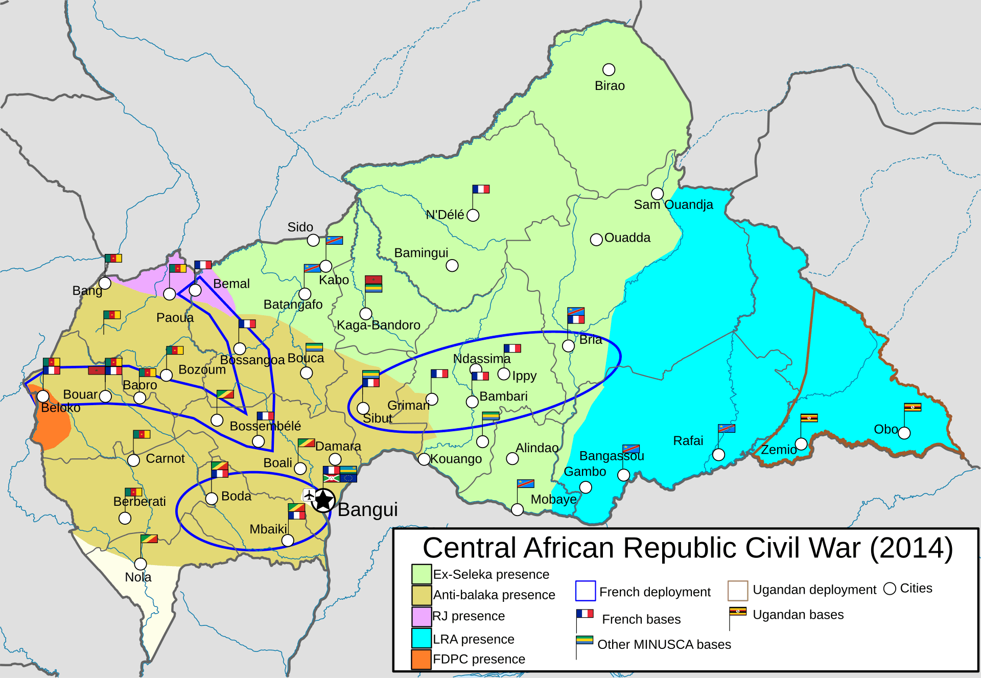 Moment image for UN peacekeeping mission MINUSCA established in CAR