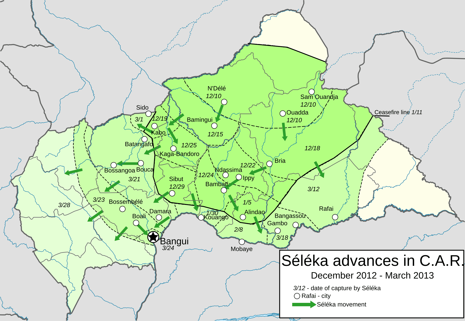 Moment image for Renewed conflict erupts between government and rebels in CAR
