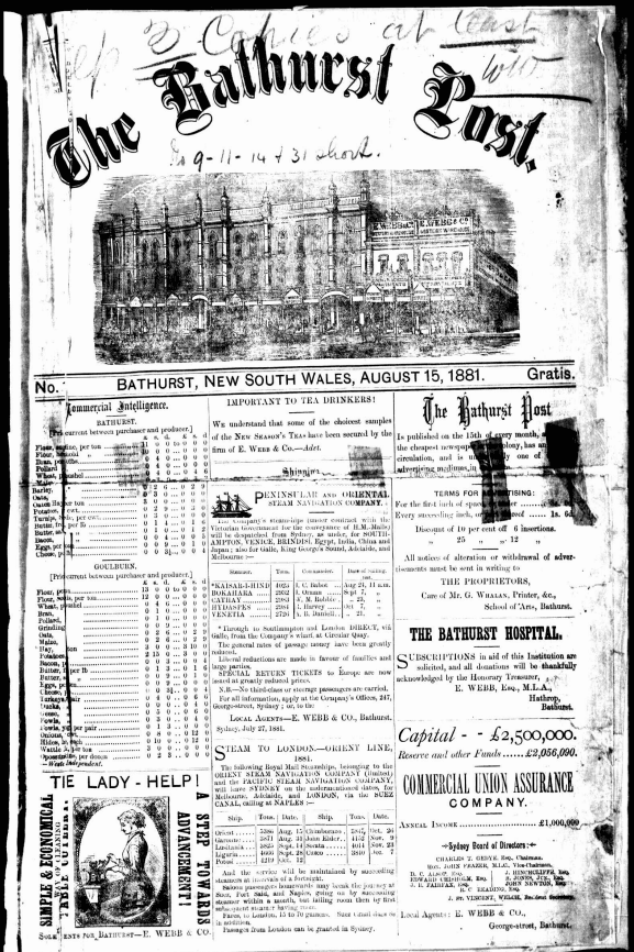 Moment image for British established Bathurst  Military Post