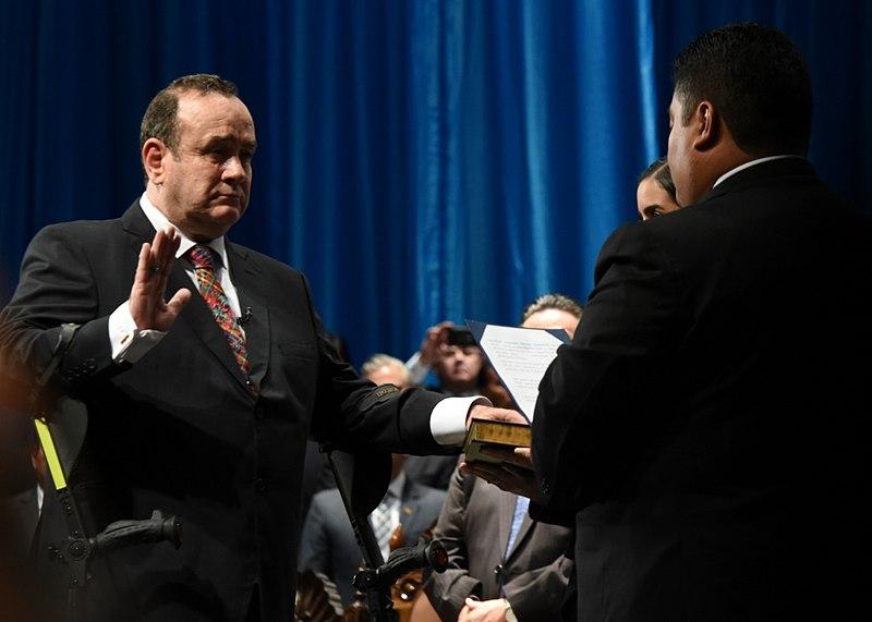 Moment image for Alejandro Giammattei Takes Oath as President of Guatemala
