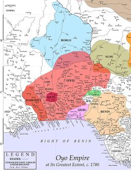 Devastation of  Oyo Empire's capital by Fulani Jihadists. 