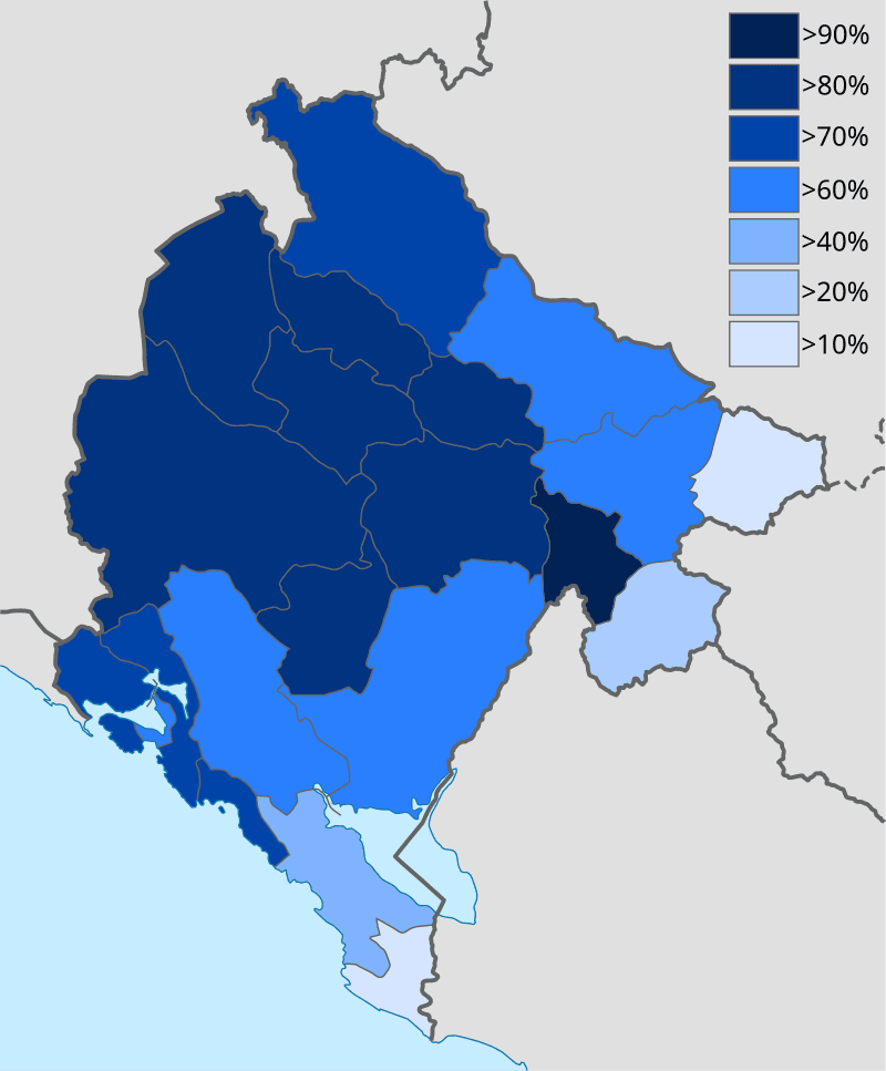 Moment image for Montenegrin referendum on Serbia federation marked by boycott and controversy.