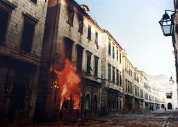 Montenegrin forces in the Siege of Dubrovnik during Yugoslav Wars: Regional conflict with devastating consequences.