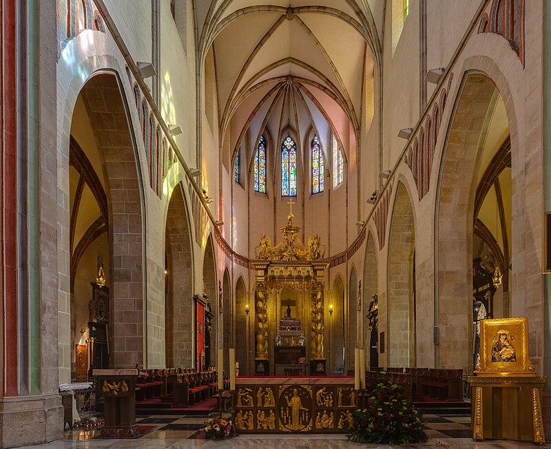Moment image for Ancient Gniezno Cathedral, oldest brick church, symbol of architectural history and religious significance.
