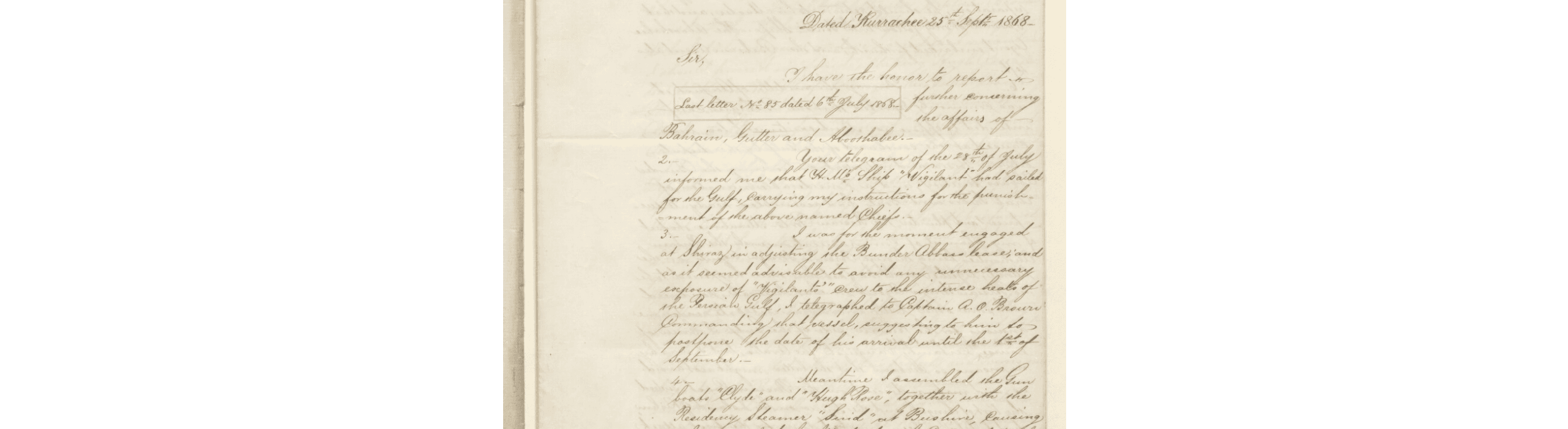 Moment image for British Government Signs Treaty with Sheikh Mohammed bin Thani for Autonomy and Modern Statehood