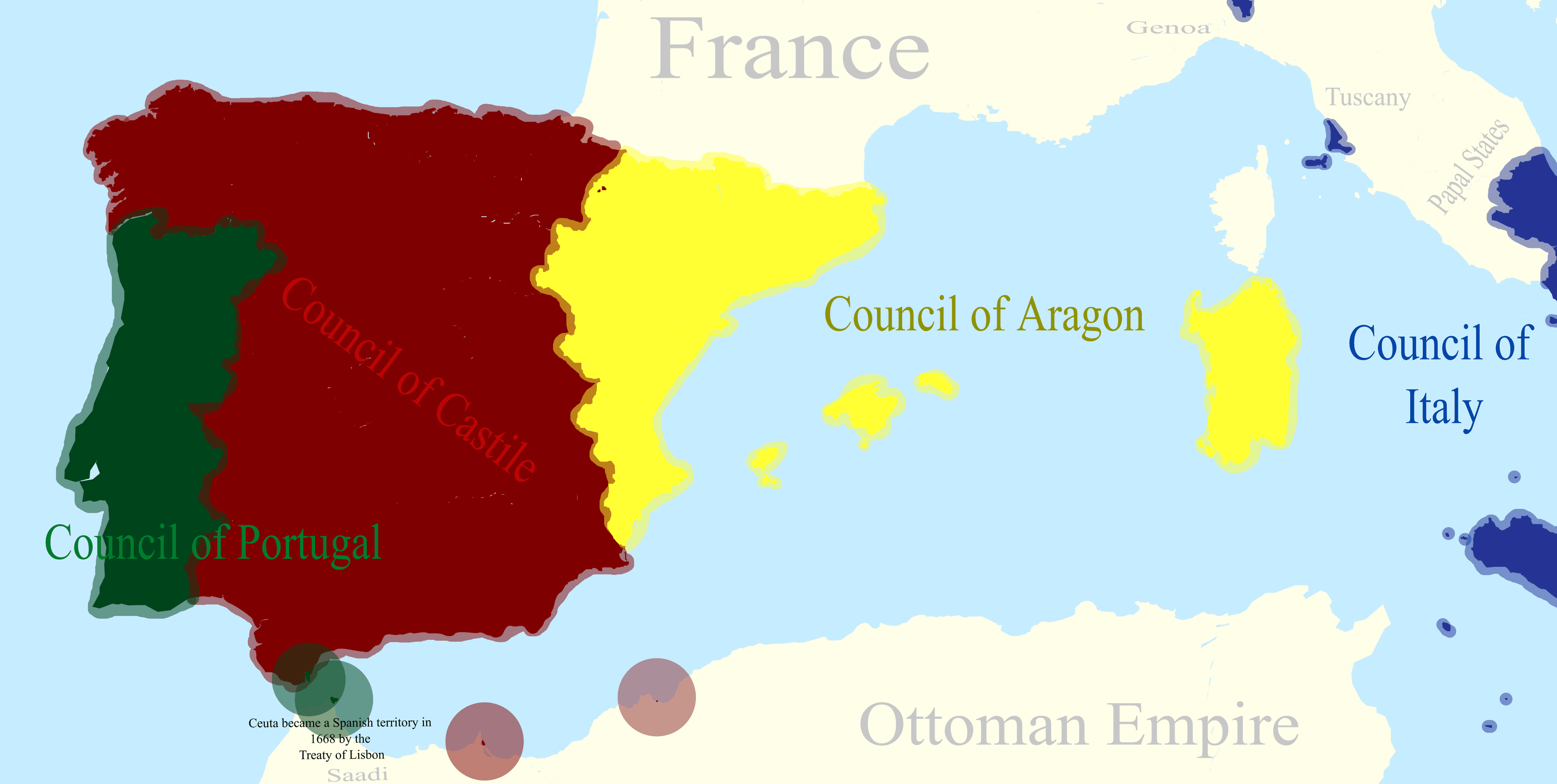 Moment image for The Iberian Union united Aragon, Castile, and Portugal.