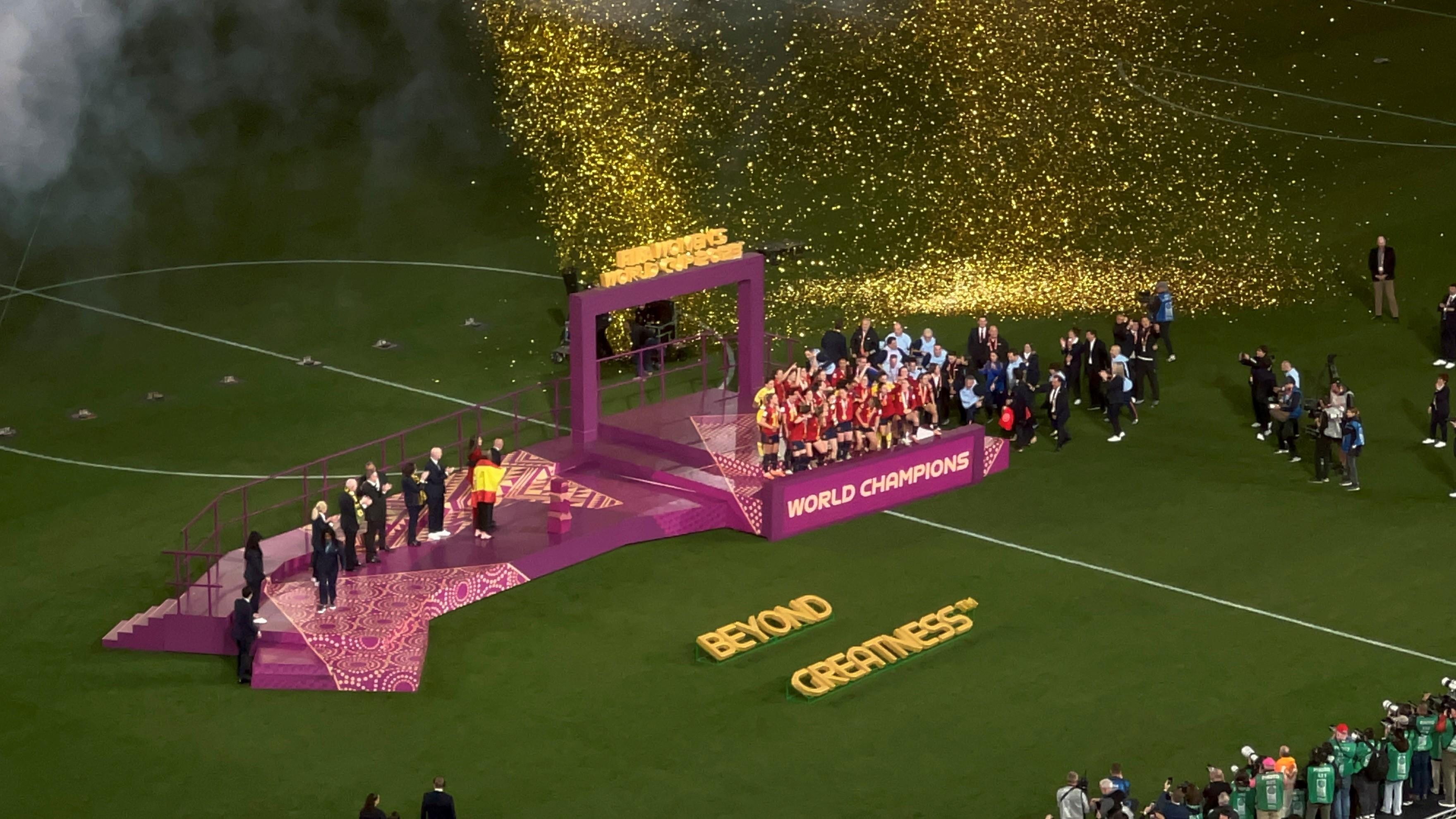 Moment image for Spain's Women's National Football Team won the FIFA Women's World Cup.