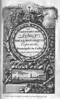 The Spanish Constitution of 1812 was issued, marking an important historical event in Spain.