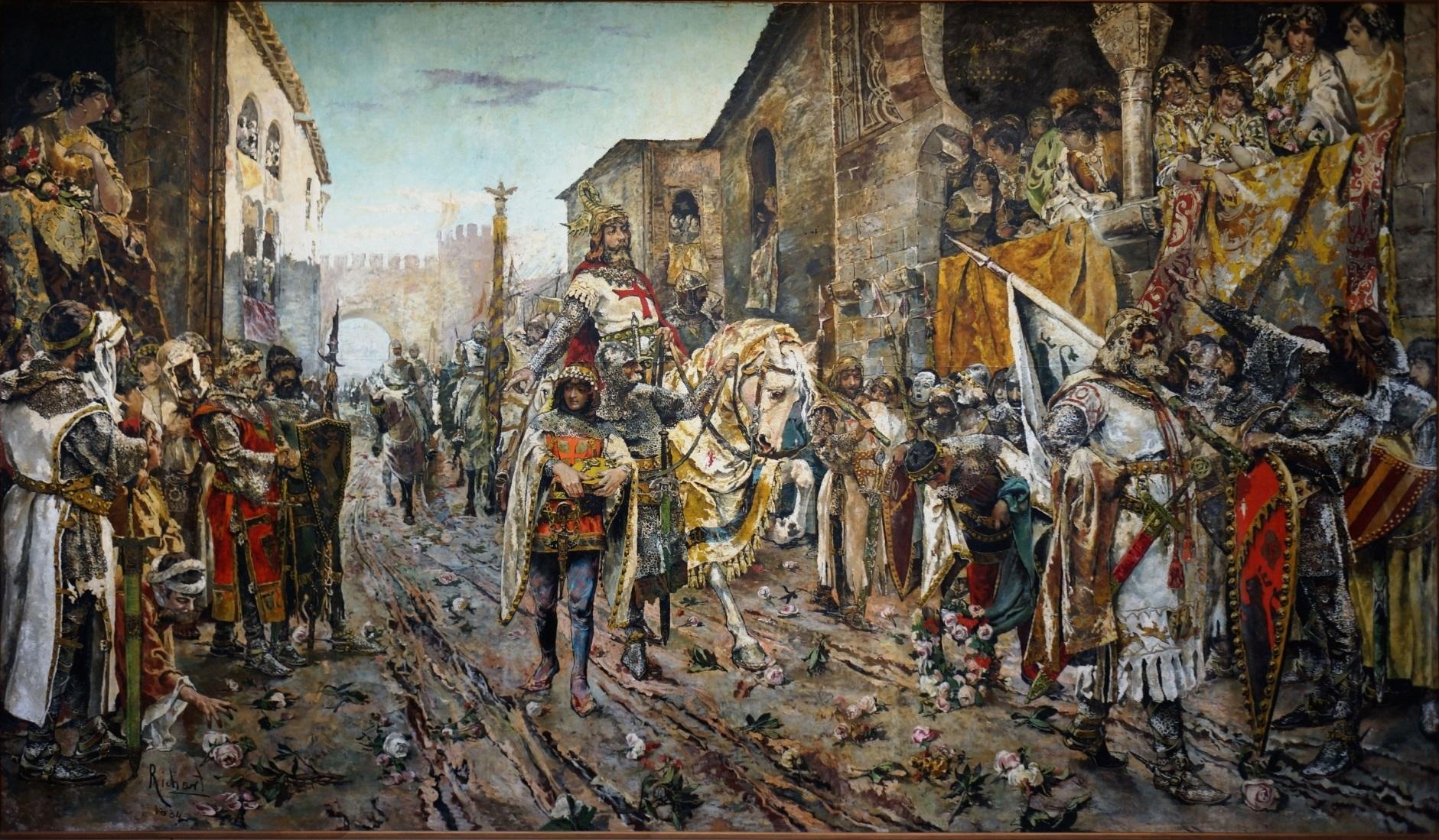 Moment image for James the Conqueror captured Valencia and declared himself king of the Kingdom of Valencia.