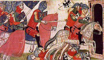 Moment image for Manfred, the King of Sicily, was killed during the conquest by Charles I of Anjou.