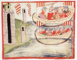 An Aragonese fleet sank a Neapolitan fleet, delaying an invasion of Sicily.