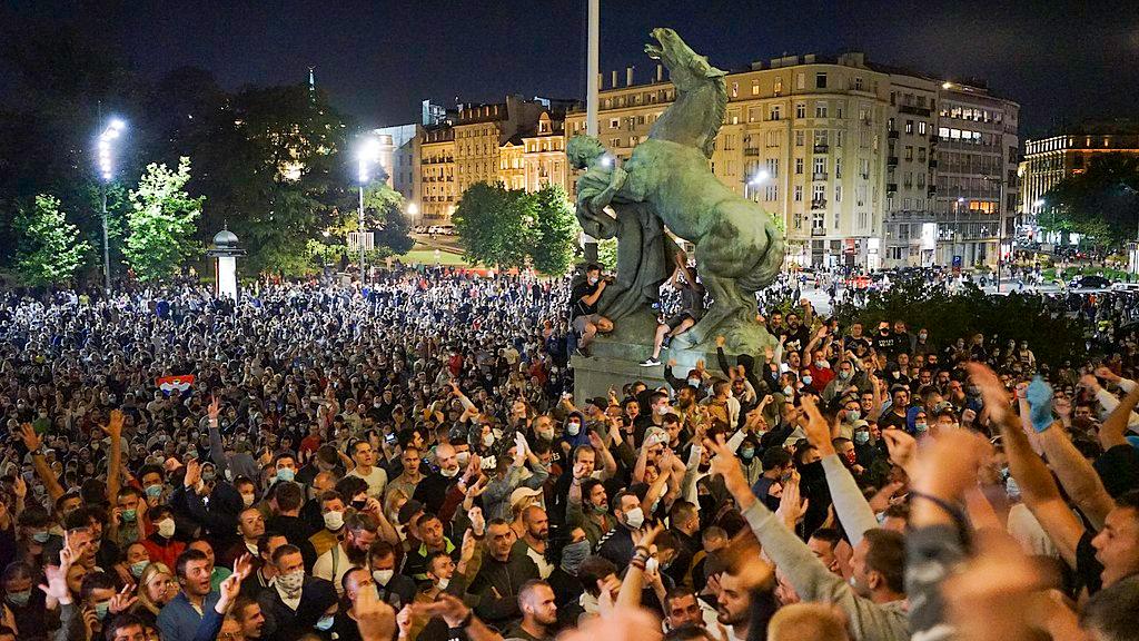 Moment image for Nationwide Protests Over COVID Handling