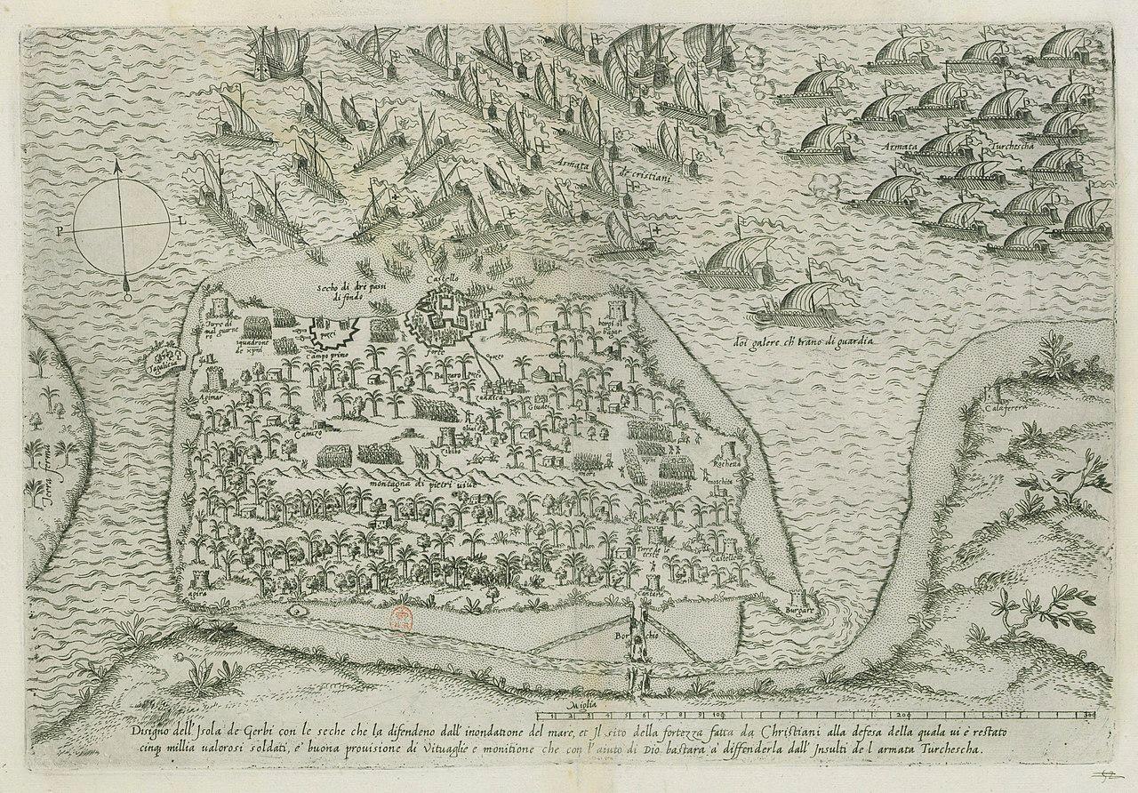 Moment image for Conflict between Ottoman Empire and Holy League in Battle of Djerba.