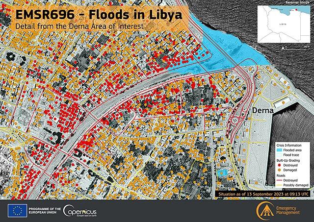 Moment image for Devastating floods in Derna: 4,000 dead, 8,000 missing