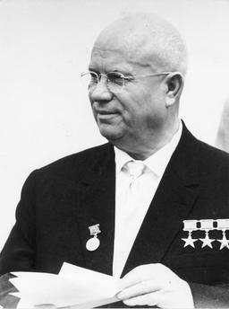 Khrushchev denounces Stalin's personality cult