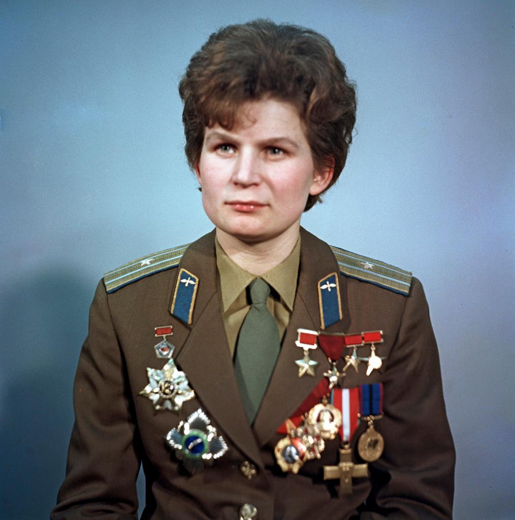 Moment image for Trailblazing cosmonaut Valentina Tereshkova's historic space mission aboard Vostok-6 spacecraft.