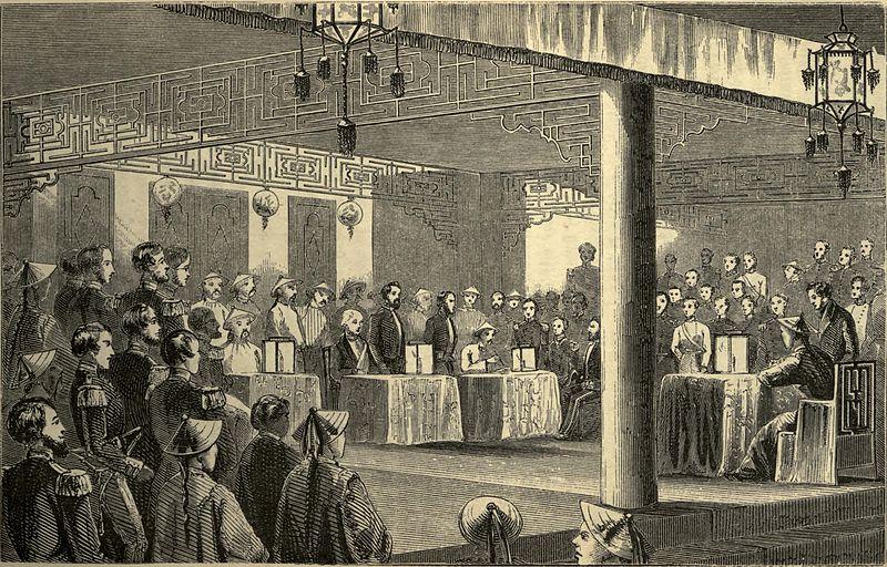 Moment image for Treaty of Tientsin ignites Second Opium War