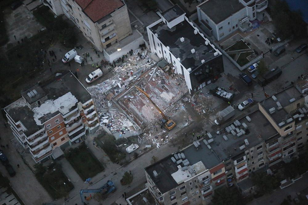 Moment image for Earthquake disaster leads to widespread destruction and loss of lives.