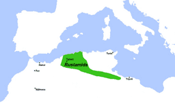 Rustamid dynasty's foundation in North Africa marks a significant historical event in the region.