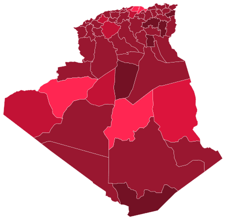 Moment image for 2024 Algerian presidential election: Abdelmadjid Tebboune is reelected for a second term.