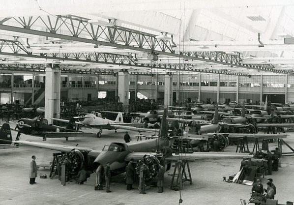 Moment image for Aircraft factory in Cordoba, focusing on Fabrica Militar de Aviones history and operations.