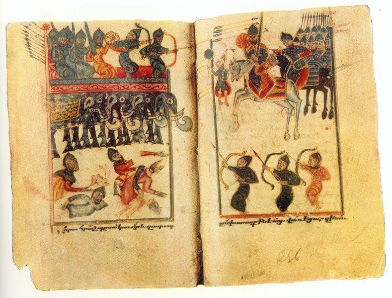 Moment image for Battle of Avarayr: Armenians fight Seljuk Turks for independence and cultural preservation.