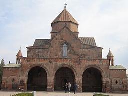 Building of Saint Gayane Monastery showcasing Armenian architectural beauty and historical significance.