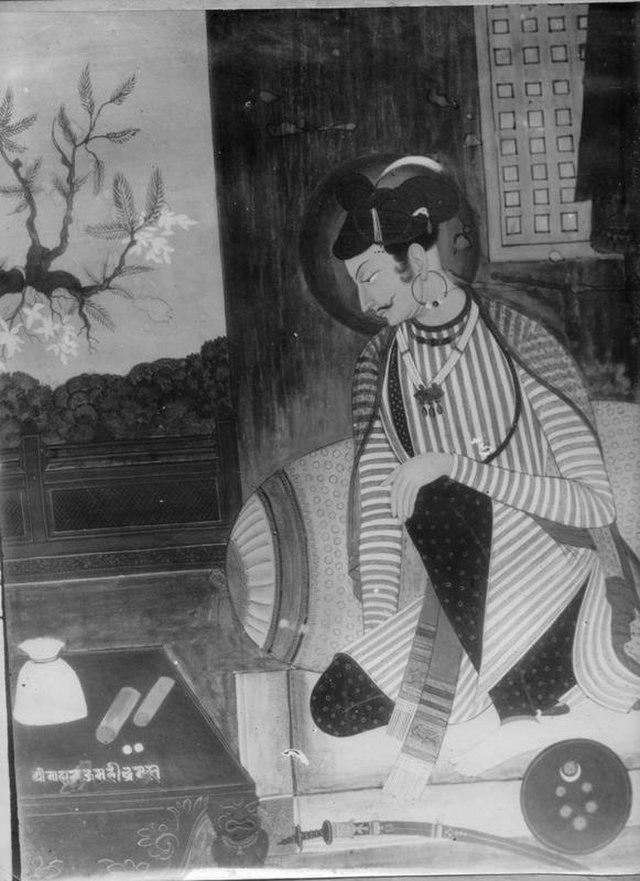 Moment image for Succession of King Mahendra Malla by Sadashiva Malla