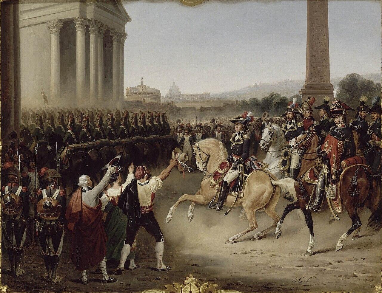 Moment image for Napoleon Bonaparte declares Roman Republic