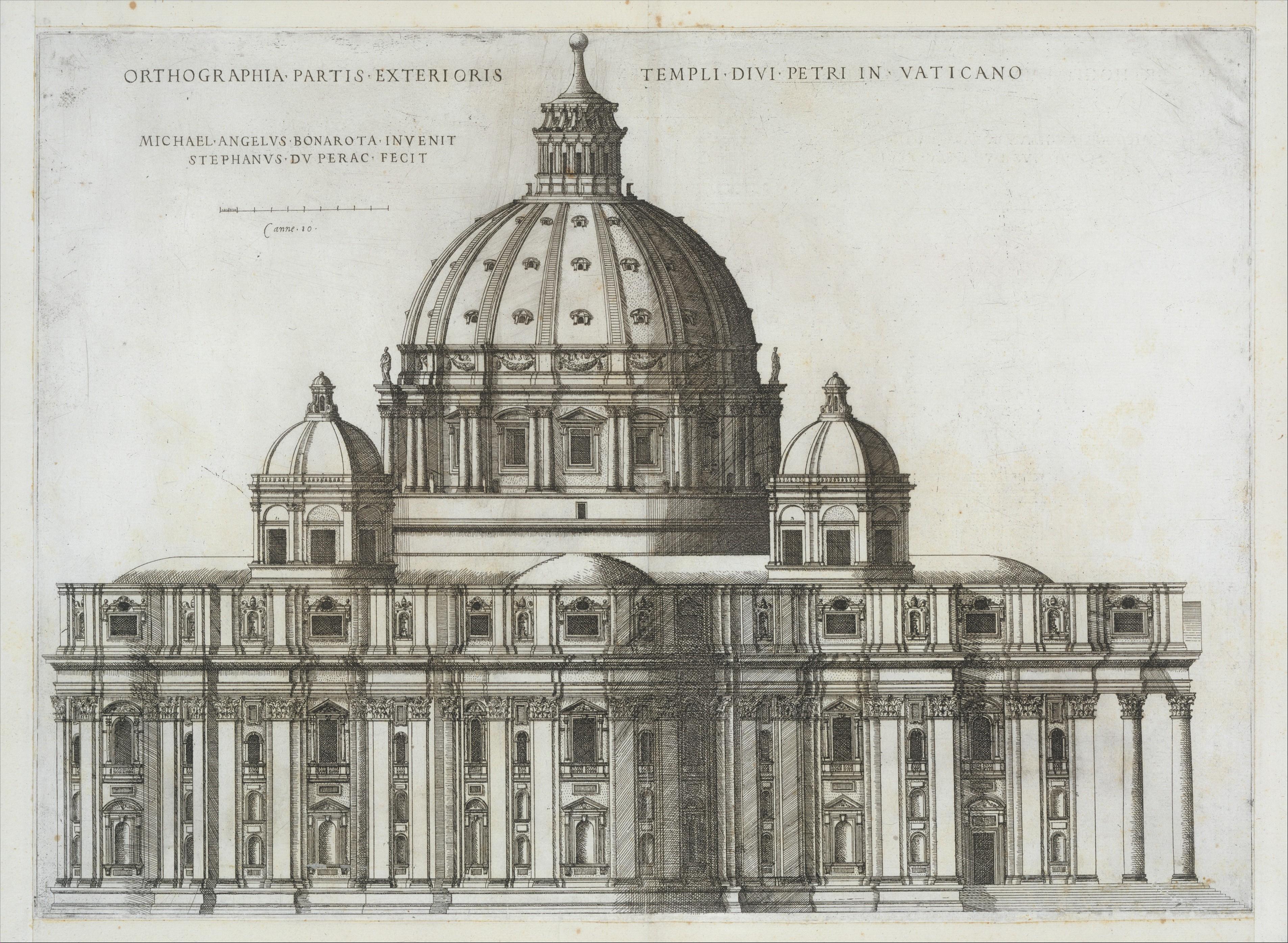 Moment image for Construction of St. Peter's Basilica Begins.