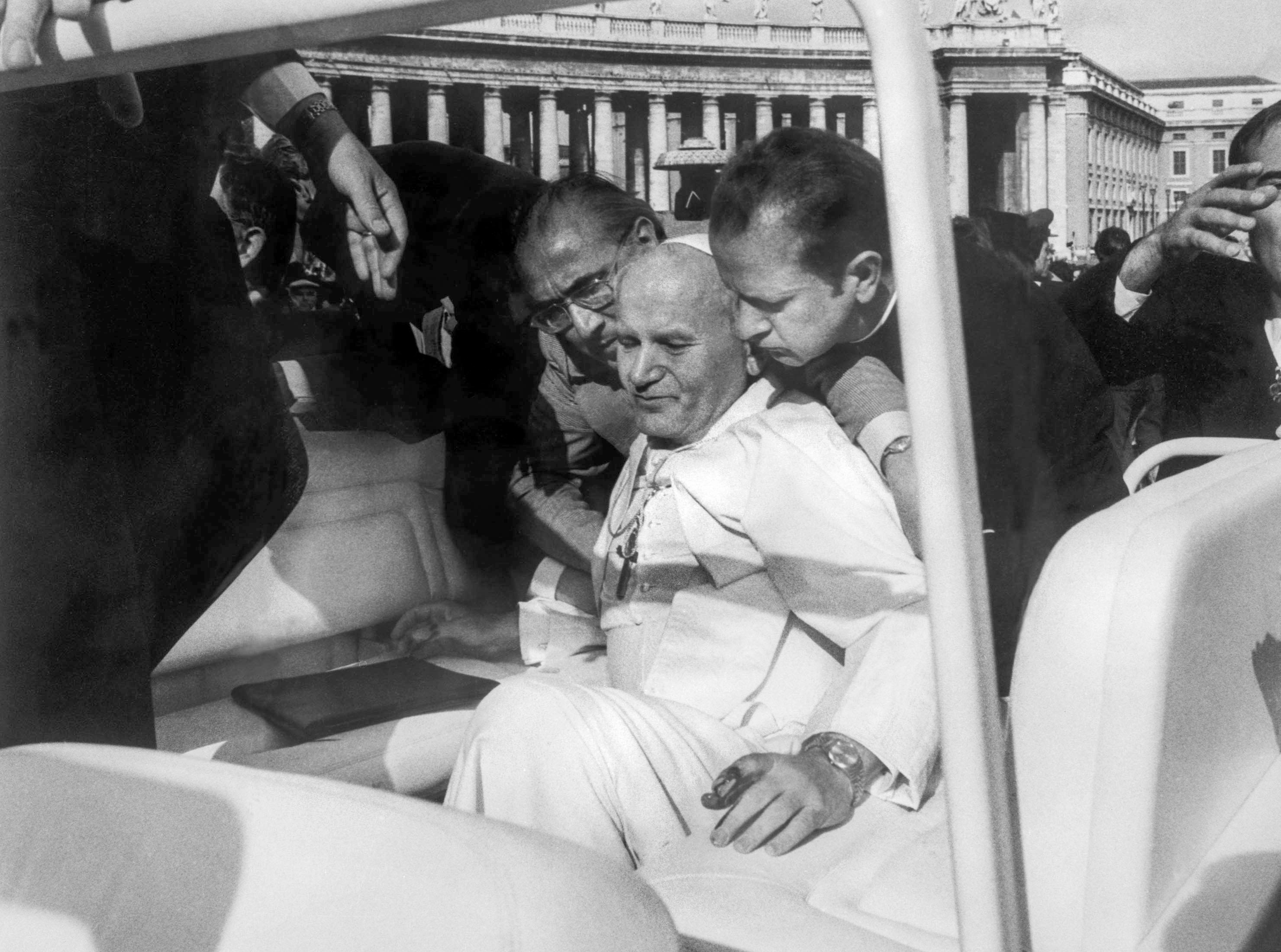Moment image for Assassination Attempt on Pope John Paul II in St. Peter's Square.