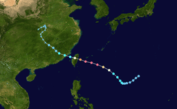 Super Typhoon Nina in China