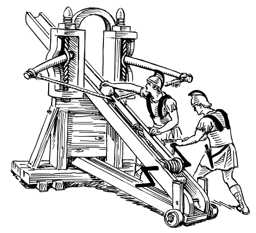 Moment image for The ballista, developed around 400 BCE