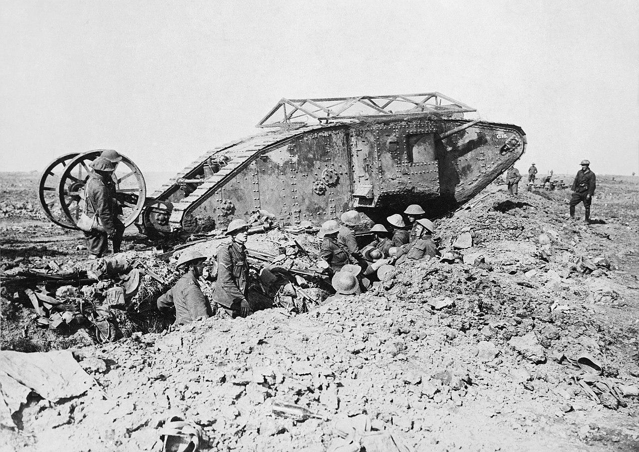 Moment image for First Use of Tanks in Battle of the Somme