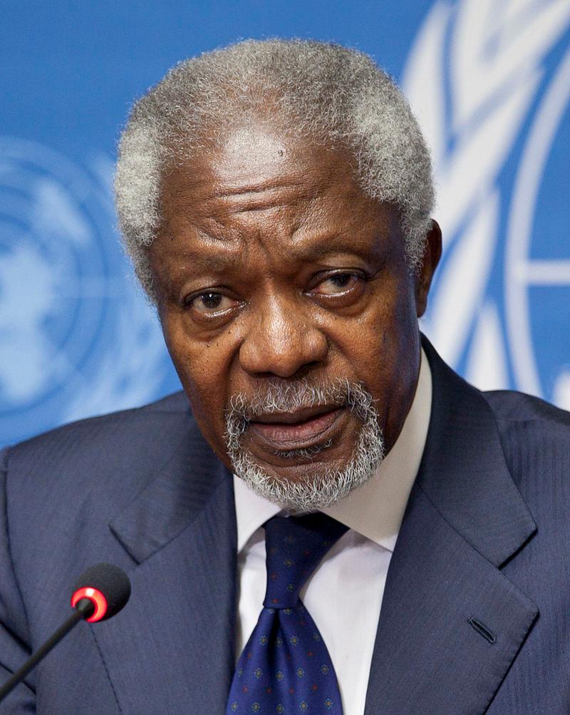 Moment image for Nobel Peace Prize for UN & Kofi Annan's Leadership in Global Peace and Cooperation.