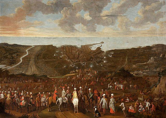 Moment image for Siege of Tangier by English and Dutch fleets