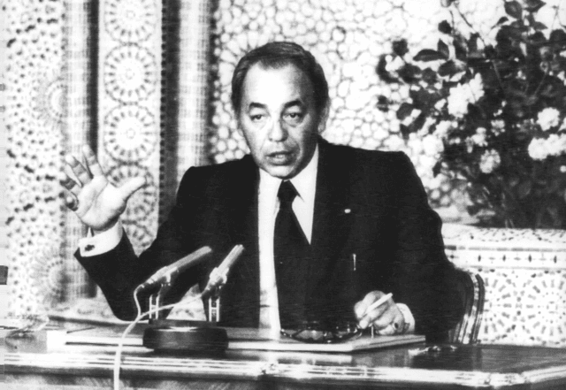 Moment image for King Hassan II's Reign Begins